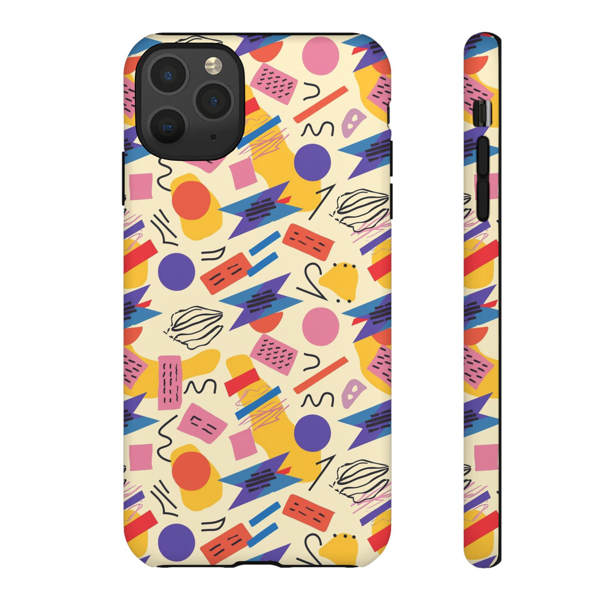 90s Themed Seamless Pattern Phone Case – Embrace Retro Style and Protection 270