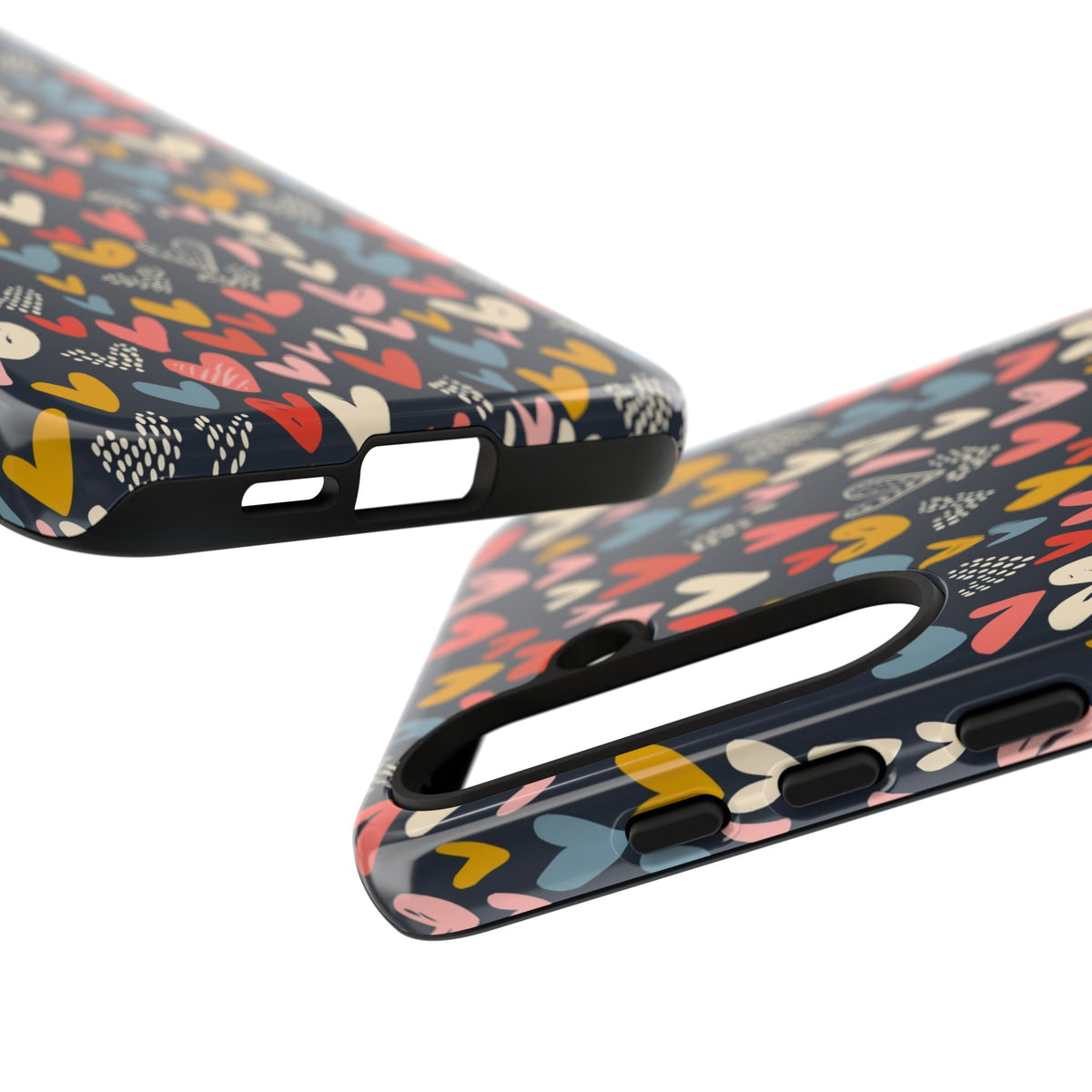 Heart Pattern Phone Case – Stylish & Loving Design for Your Device 816