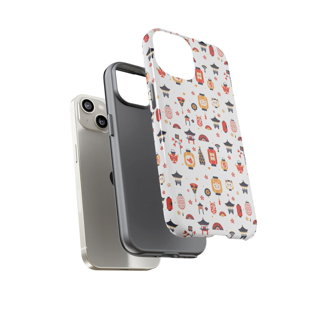 Japanese Pattern Phone Case – Elegant & Timeless Design for Your Phone 121