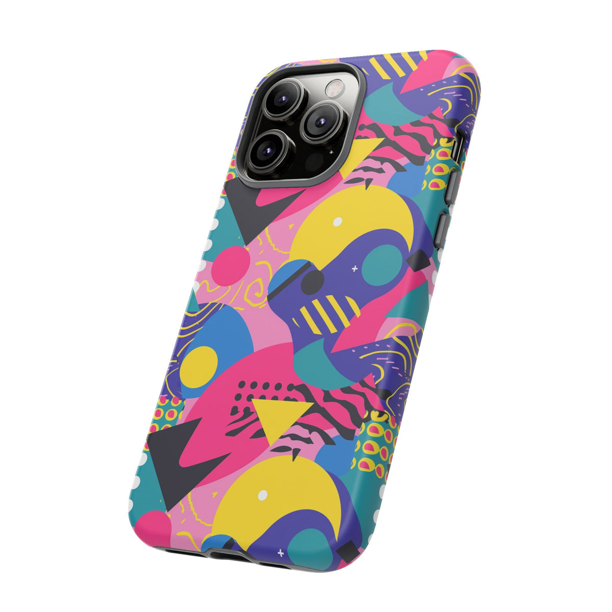 90s Themed Seamless Pattern Phone Case – Embrace Retro Style and Protection 283