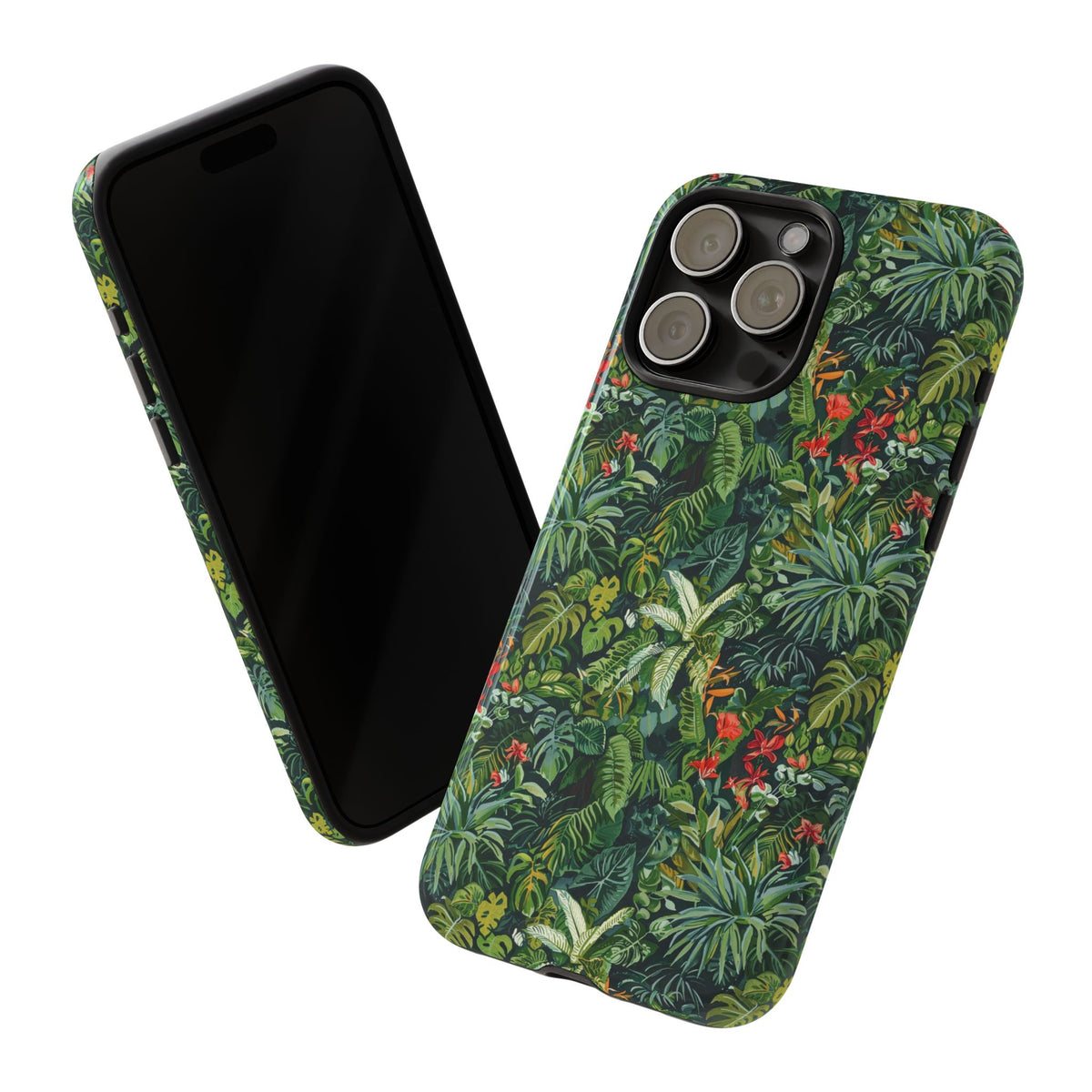 Jungle Pattern Phone Case – Exotic & Lush Design for Your Phone 323