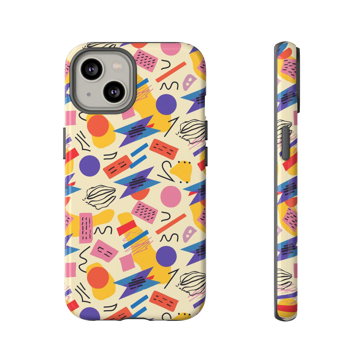 90s Themed Seamless Pattern Phone Case – Embrace Retro Style and Protection 270