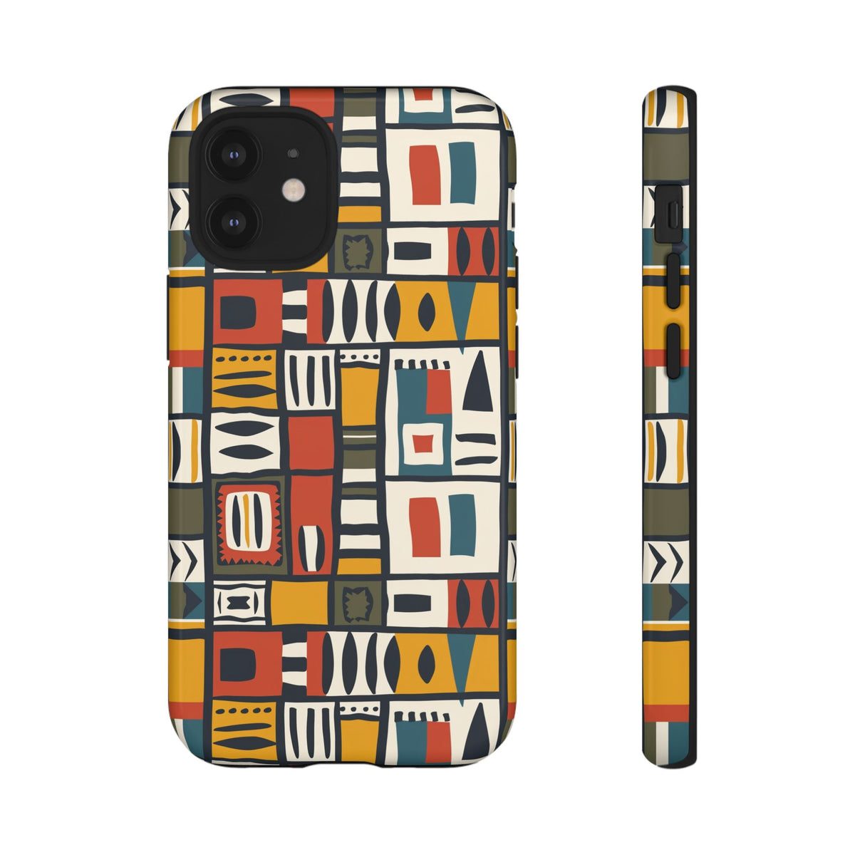 Stylish African Pattern Phone Case – Unique and Vibrant Protection 013