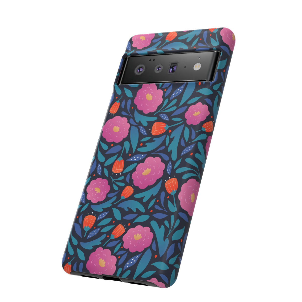 Colorful Little Flower Design Phone Case – Bright and Cheerful Floral Phone Cover 2