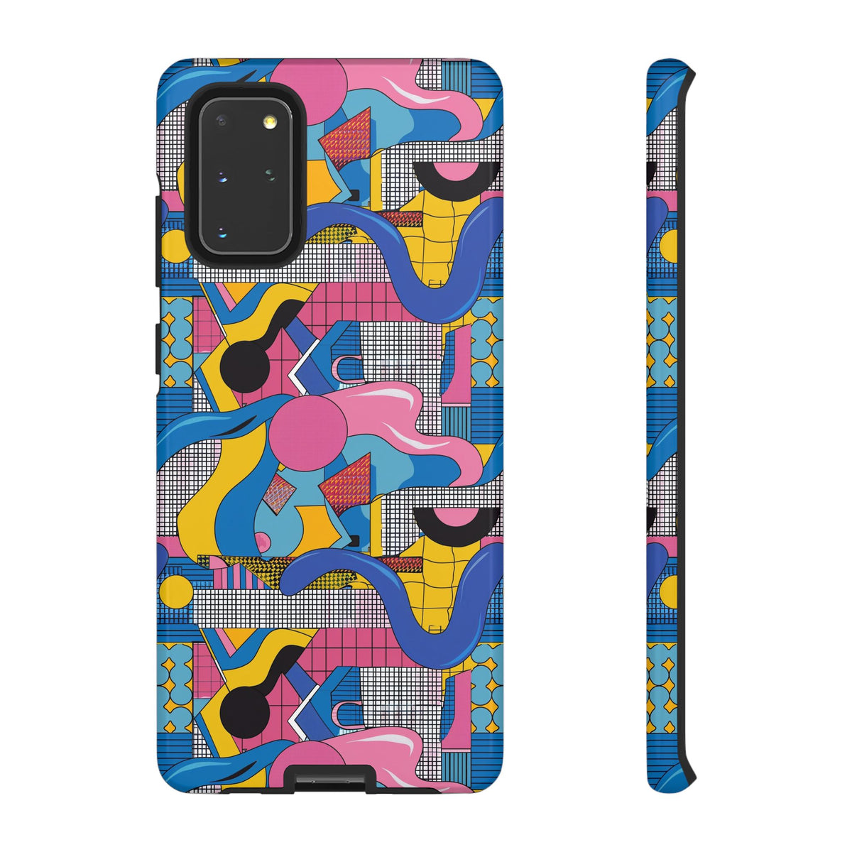 90s Themed Seamless Pattern Phone Case – Embrace Retro Style and Protection 224