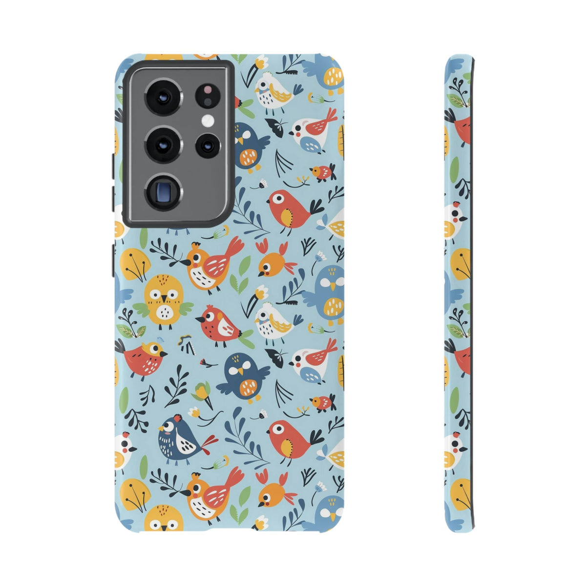 Birds Seamless Pattern Phone Case – Elegant and Timeless Avian Design 7