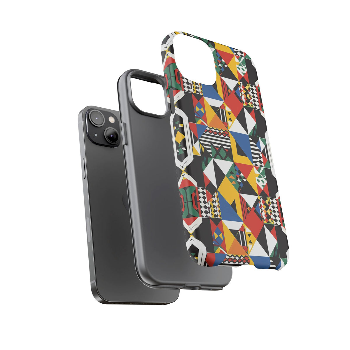 Stylish African Pattern Phone Case – Unique and Vibrant Protection 182