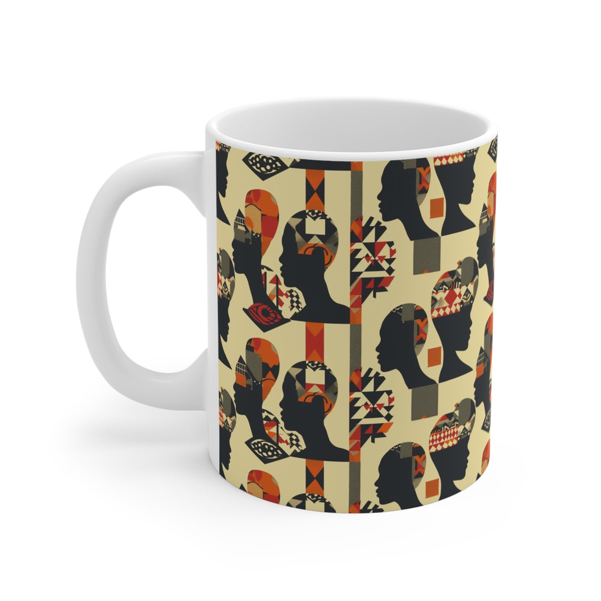 All-Over African Pattern Coffee Mug 354