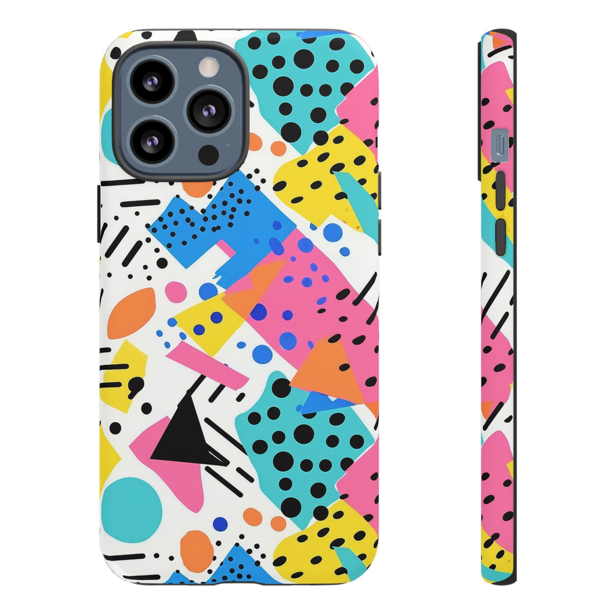 Bright Summer Memphis Design Phone Case – Vibrant and Playful Phone Cover