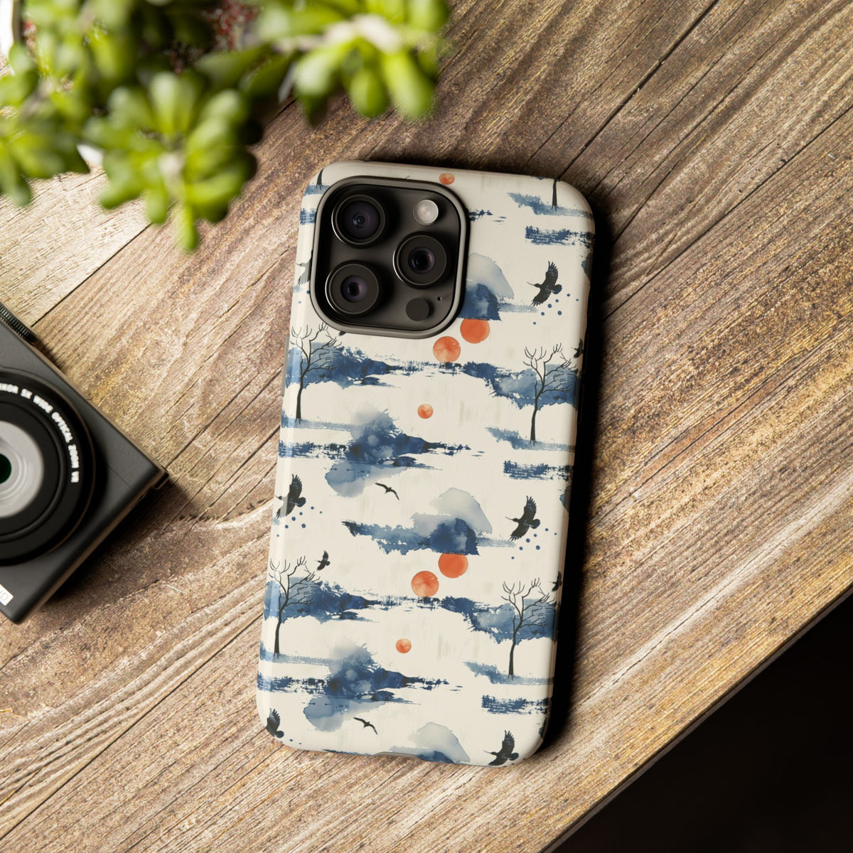 Japanese Pattern Phone Case – Elegant & Timeless Design for Your Phone 030