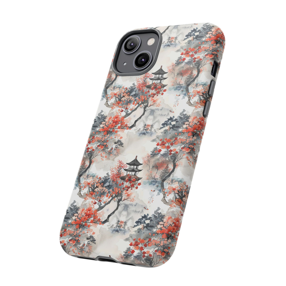 Japanese Pattern Phone Case – Elegant & Timeless Design for Your Phone 096