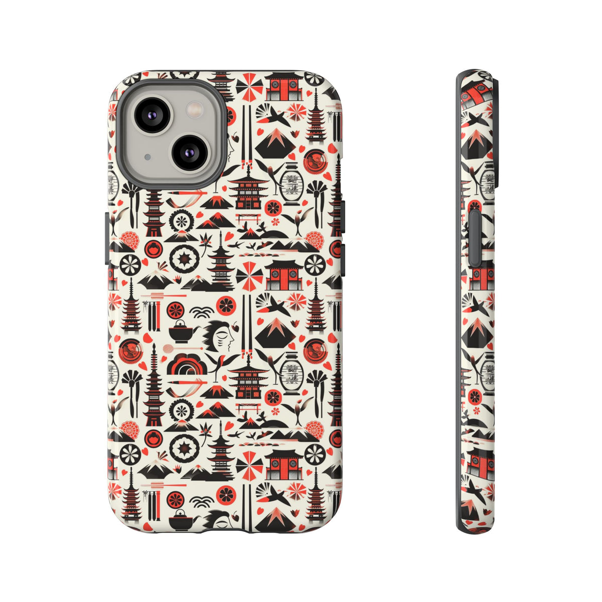 Japanese Pattern Phone Case – Elegant & Timeless Design for Your Phone 006