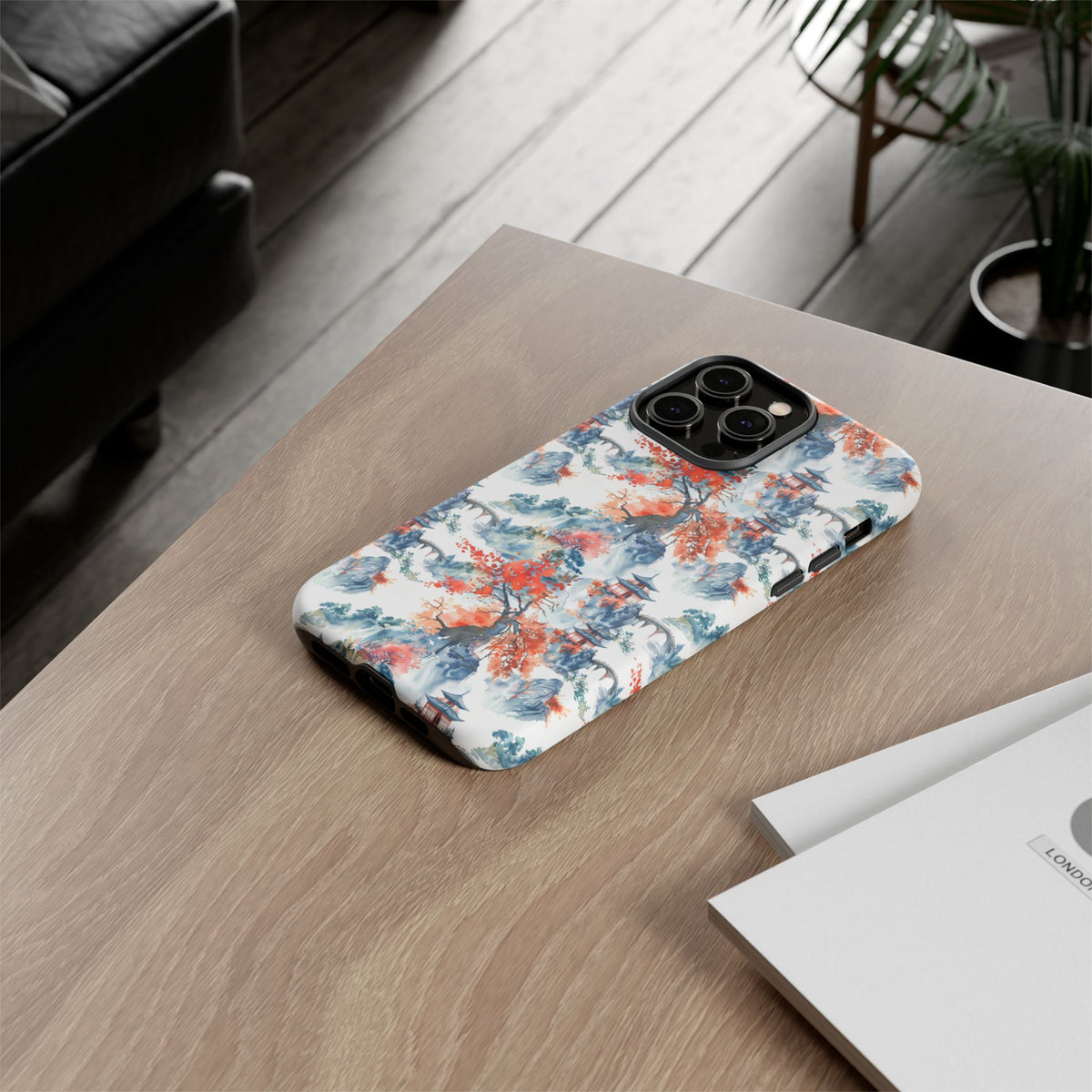 Japanese Pattern Phone Case – Elegant & Timeless Design for Your Phone 043