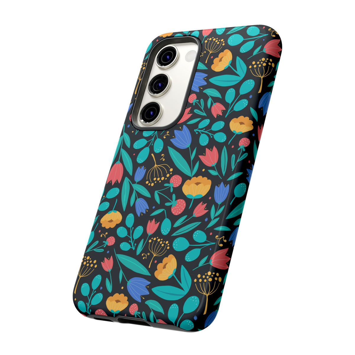 Colorful Little Flower Design Phone Case – Bright and Cheerful Floral Phone Cover