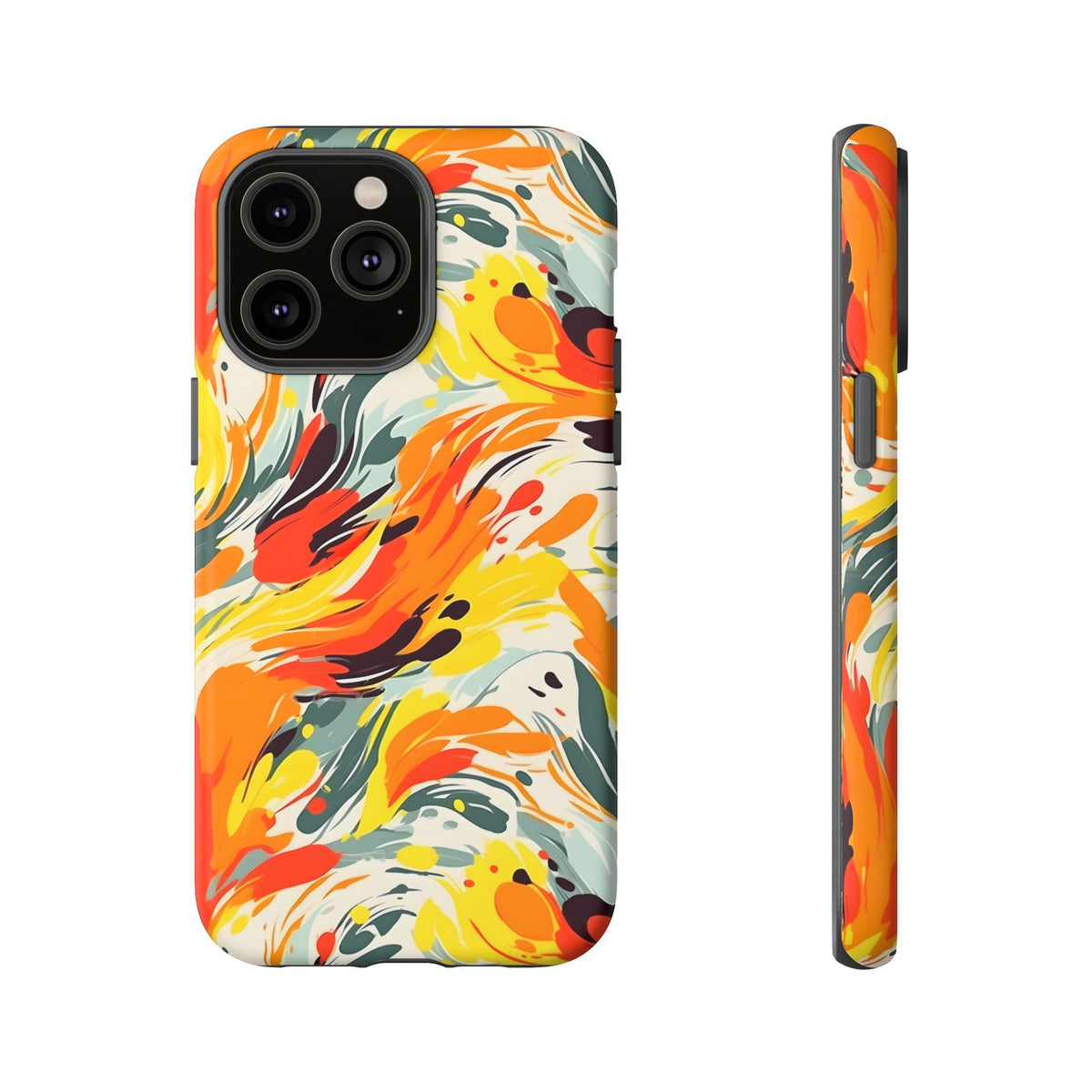 Abstract Painting Design Phone Case – Modern Art-Inspired Phone Cover 5