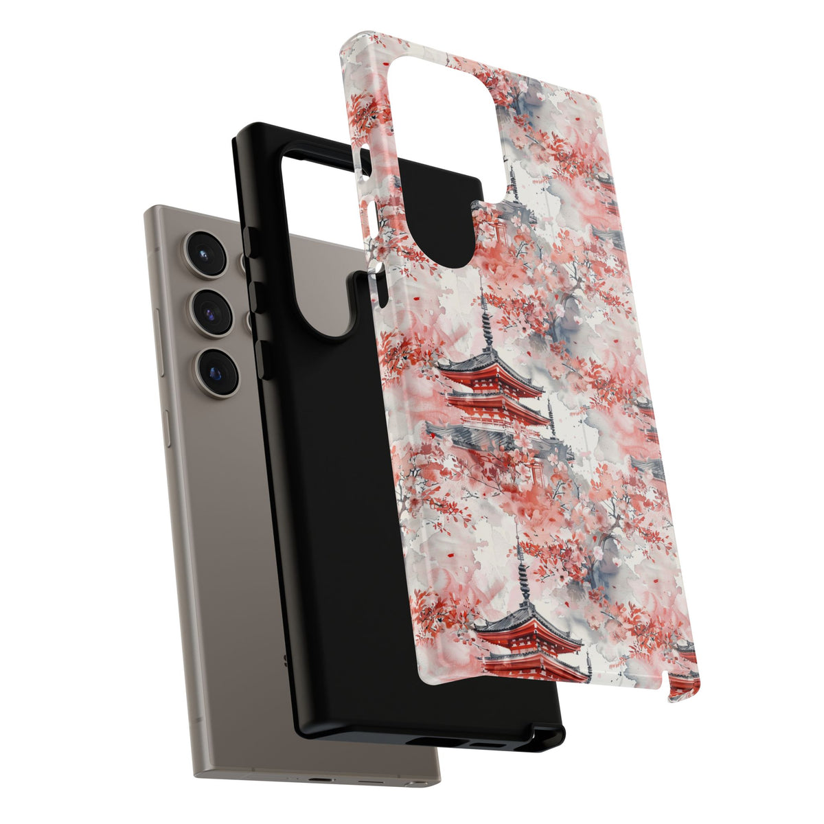 Japanese Pattern Phone Case – Elegant & Timeless Design for Your Phone 117