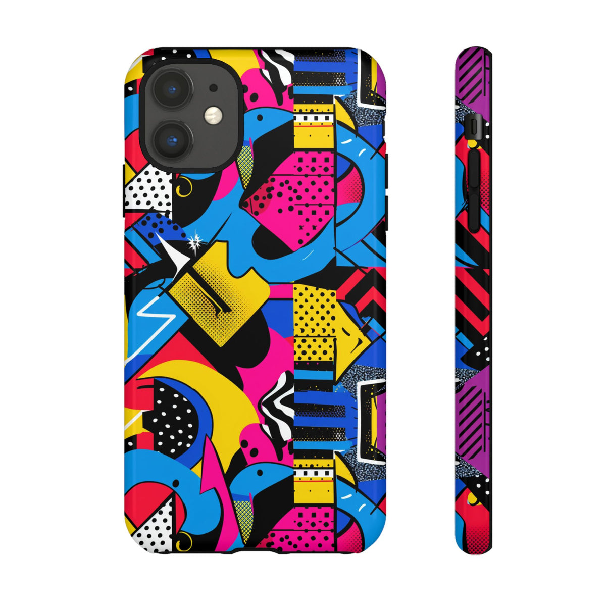 Retro 80s Seamless Phone Case – Vintage Style Meets Modern Protection