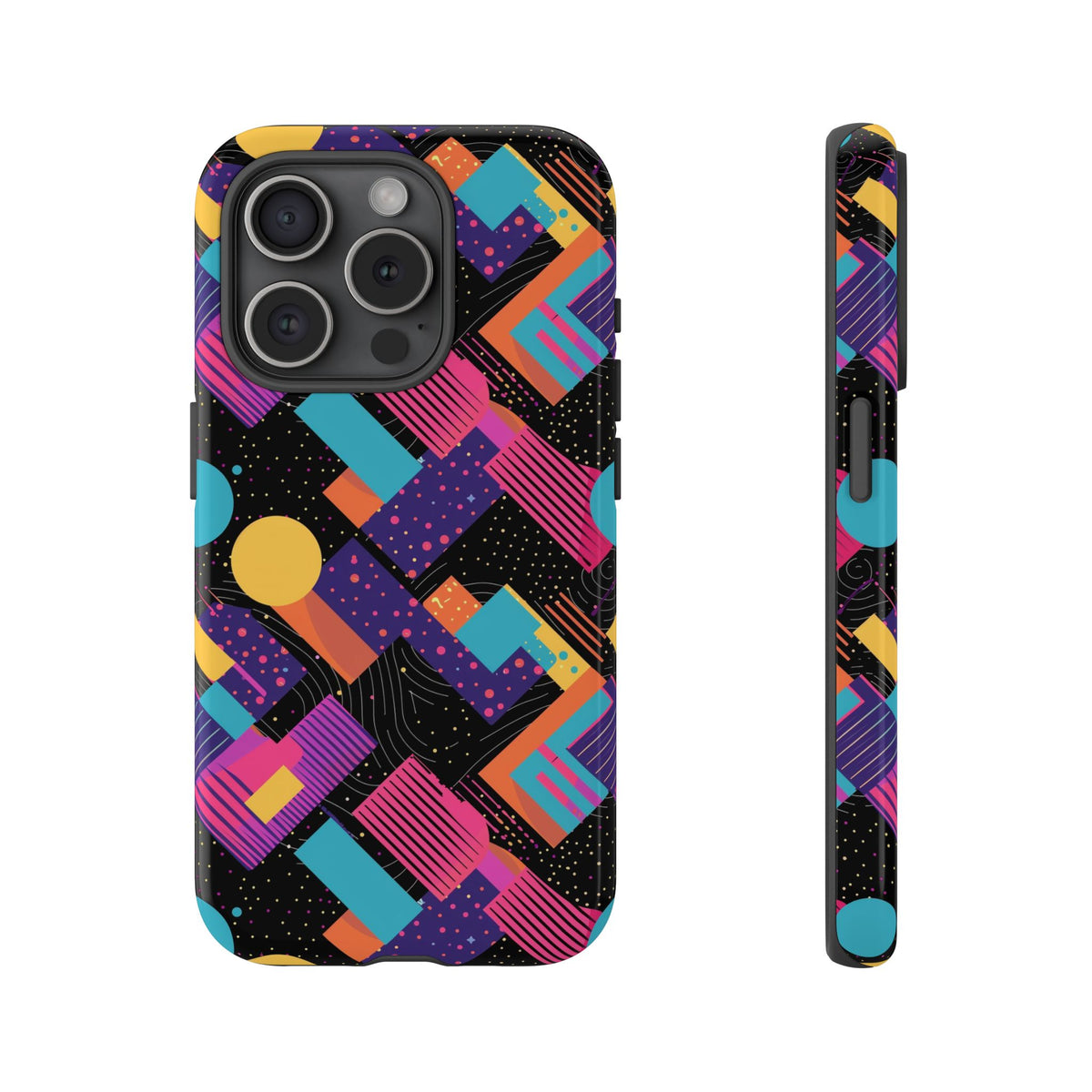 Retro 80s Seamless Phone Case – Vintage Style Meets Modern Protection 088