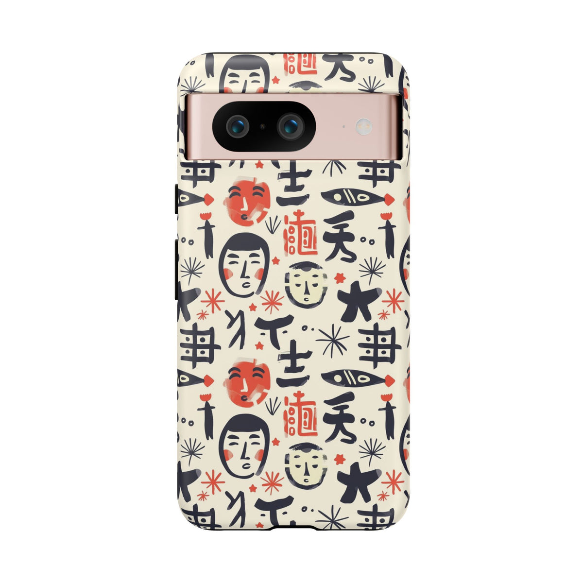 Japanese Pattern Phone Case – Elegant & Timeless Design for Your Phone 092