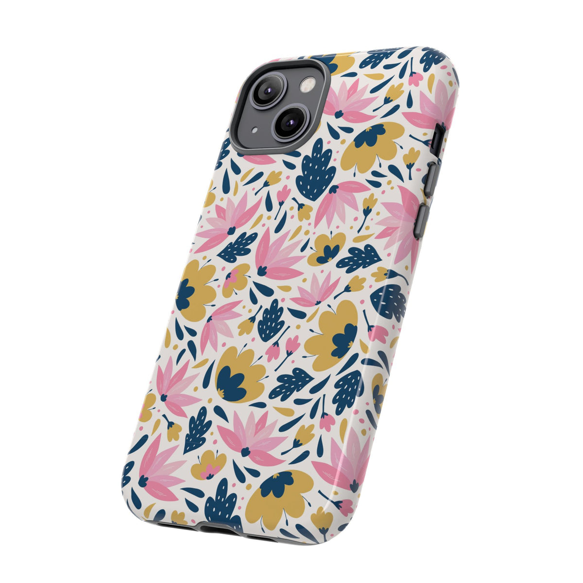 Colorful Little Flower Design Phone Case – Bright and Cheerful Floral Phone Cover 3