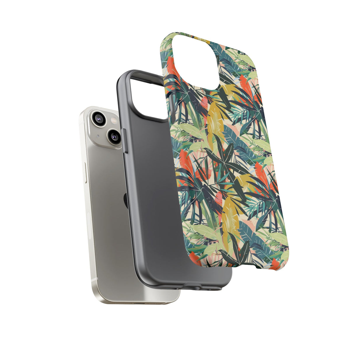 Jungle Pattern Phone Case – Exotic & Lush Design for Your Phone 349