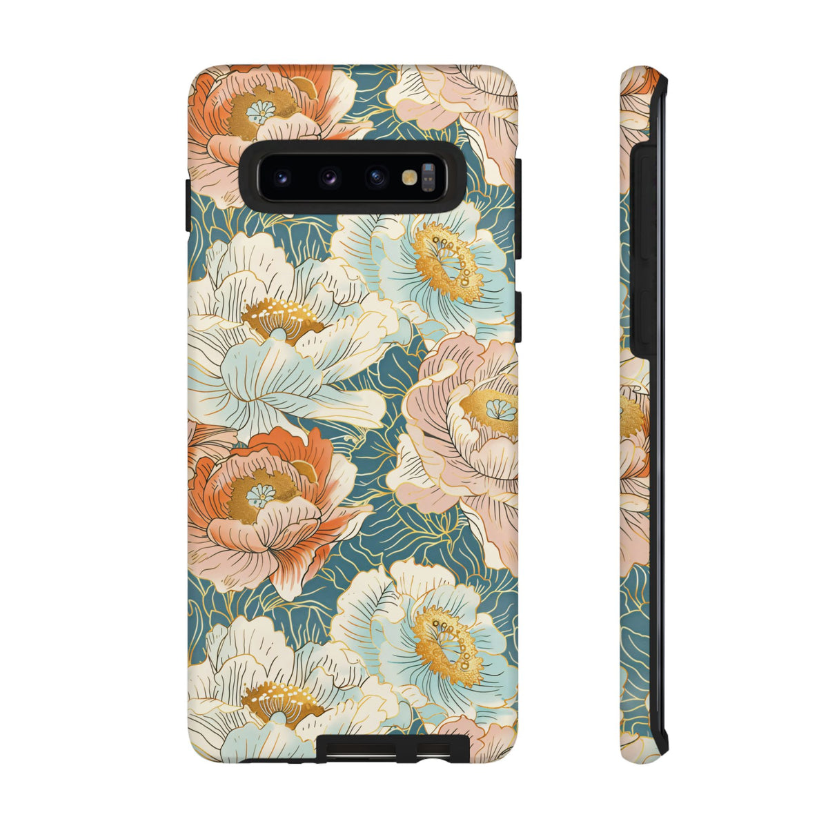 Japanese Blossom Asian Floral Design Phone Case – Elegant Floral Phone Cover 3