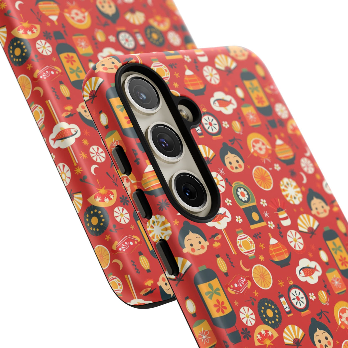 Japanese Pattern Phone Case – Elegant & Timeless Design for Your Phone 087