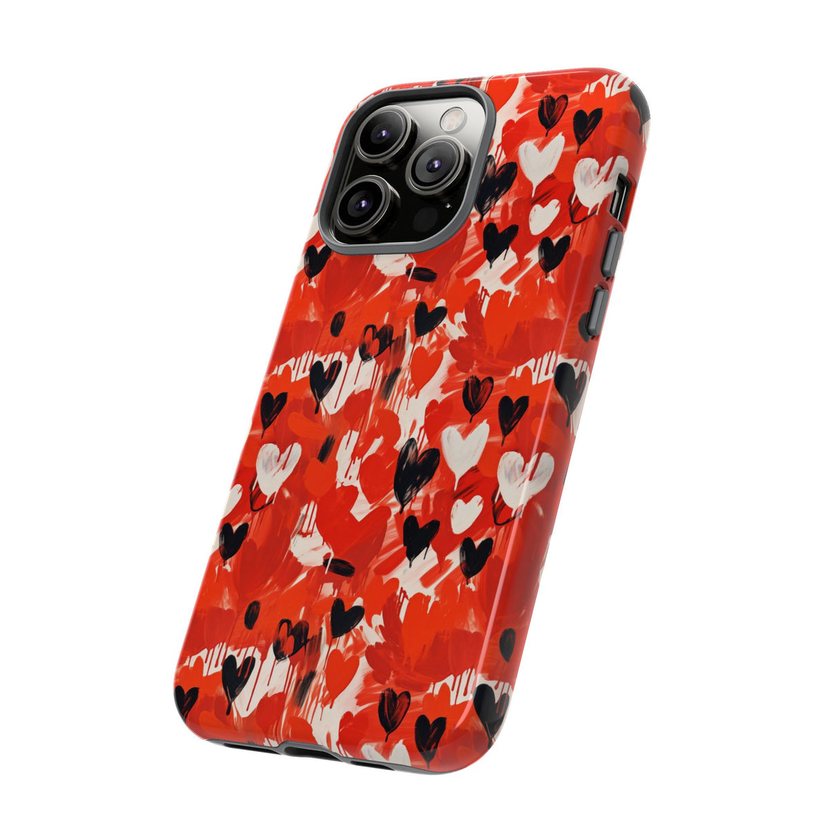 Heart Pattern Phone Case – Stylish & Loving Design for Your Device 355