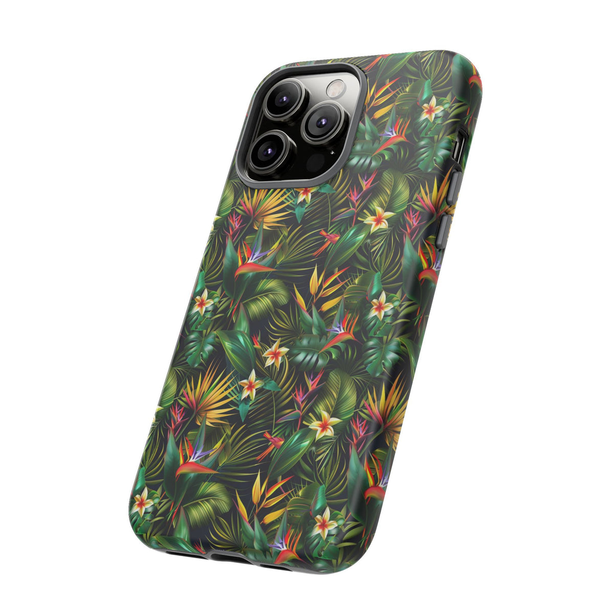 Jungle Pattern Phone Case – Exotic & Lush Design for Your Phone 348