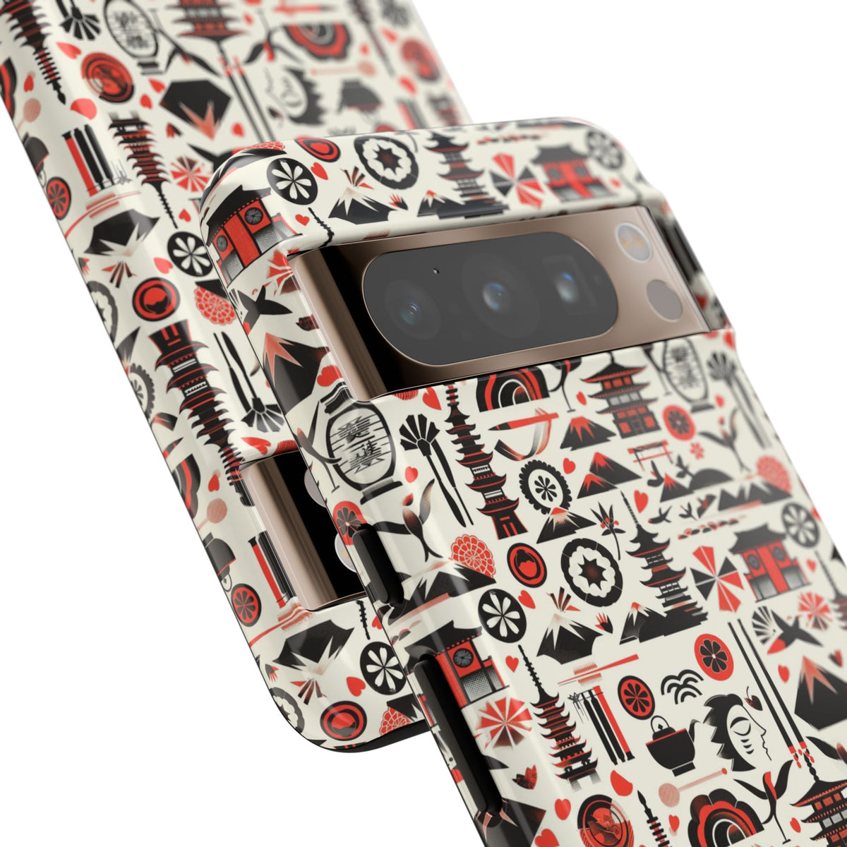 Japanese Pattern Phone Case – Elegant & Timeless Design for Your Phone 006