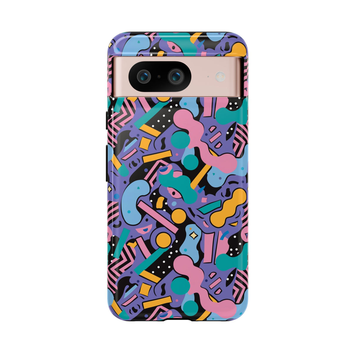 90s Themed Seamless Pattern Phone Case – Embrace Retro Style and Protection 234