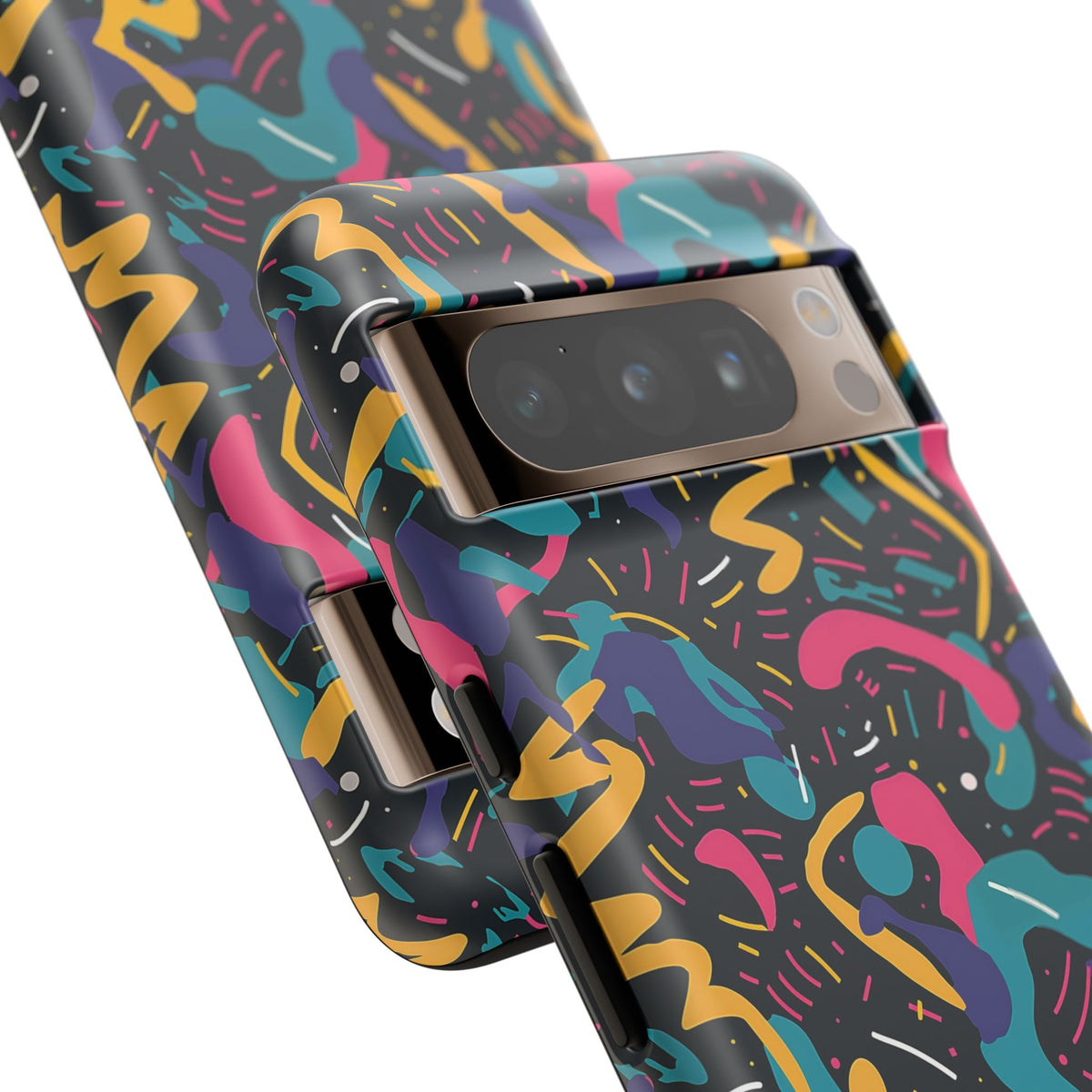 90s Themed Seamless Pattern Phone Case – Embrace Retro Style and Protection 235