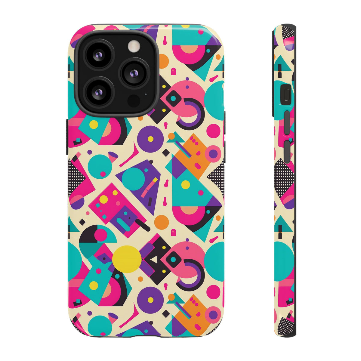 Retro 80s Seamless Phone Case – Vintage Style Meets Modern Protection 199