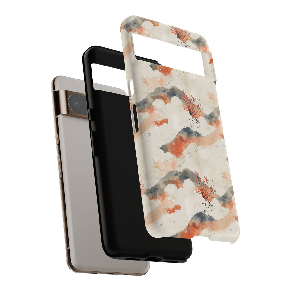 Japanese Pattern Phone Case – Elegant & Timeless Design for Your Phone 017