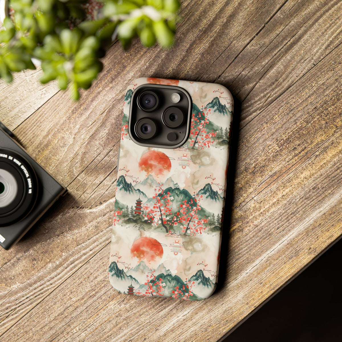 Japanese Pattern Phone Case – Elegant & Timeless Design for Your Phone 057