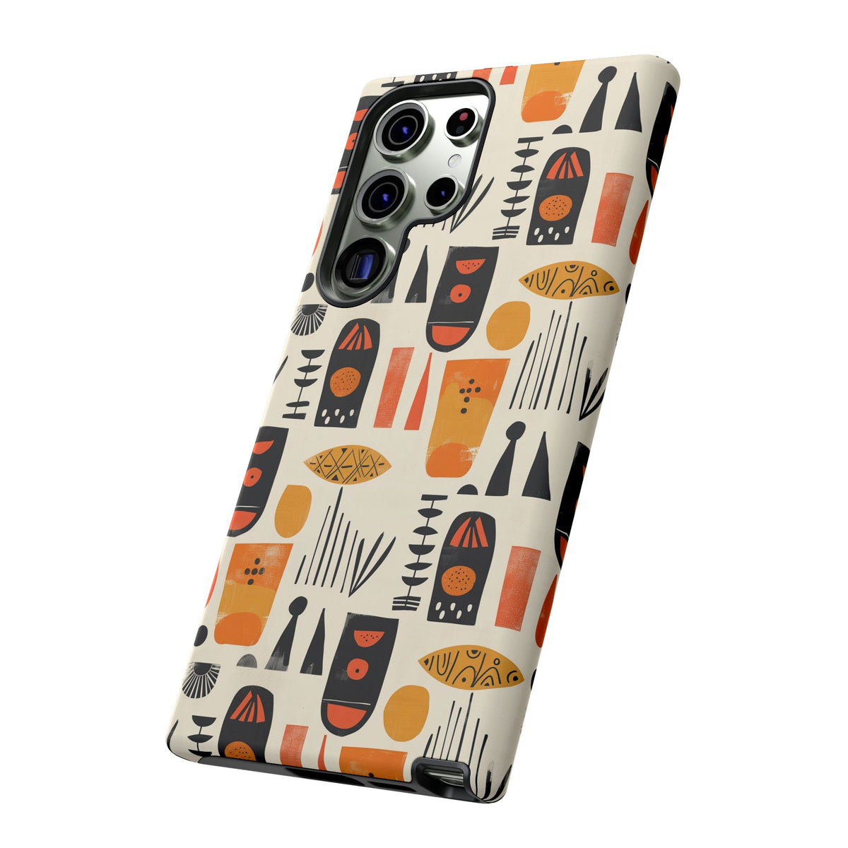 Stylish African Pattern Phone Case – Unique and Vibrant Protection 208