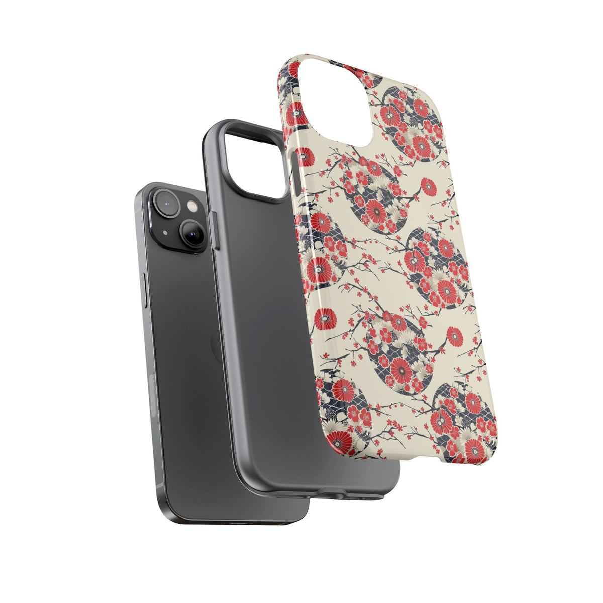 Japanese Pattern Phone Case – Elegant & Timeless Design for Your Phone 138