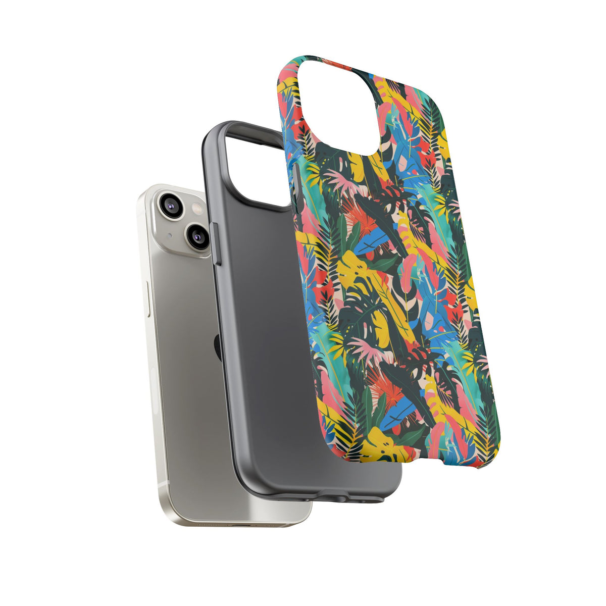 Jungle Pattern Phone Case – Exotic & Lush Design for Your Phone 346