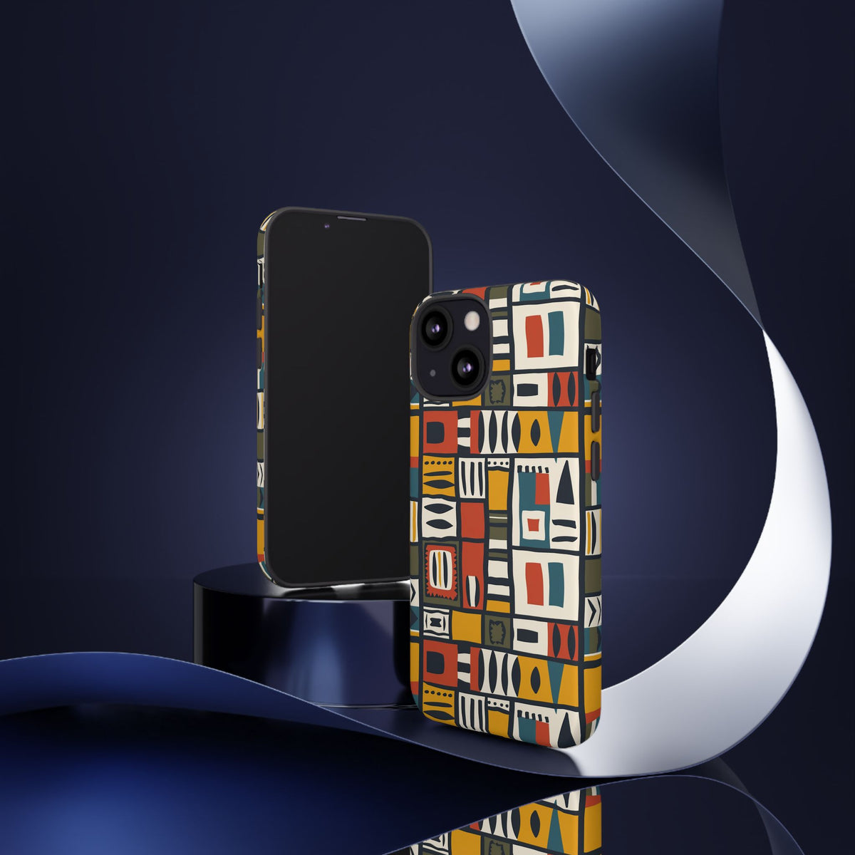 Stylish African Pattern Phone Case – Unique and Vibrant Protection 013