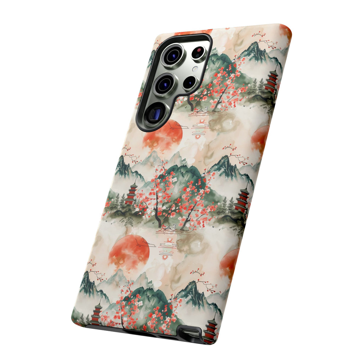 Japanese Pattern Phone Case – Elegant & Timeless Design for Your Phone 057