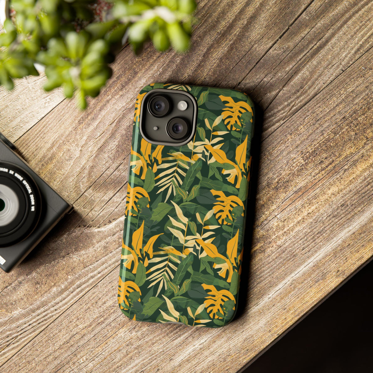 Jungle Pattern Phone Case – Exotic & Lush Design for Your Phone 347