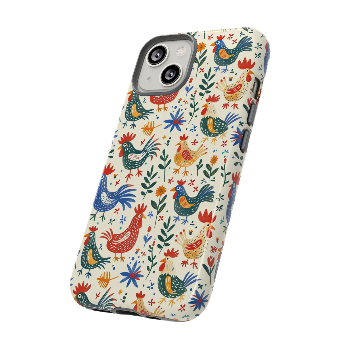 Birds Seamless Pattern Phone Case – Elegant and Timeless Avian Design 8