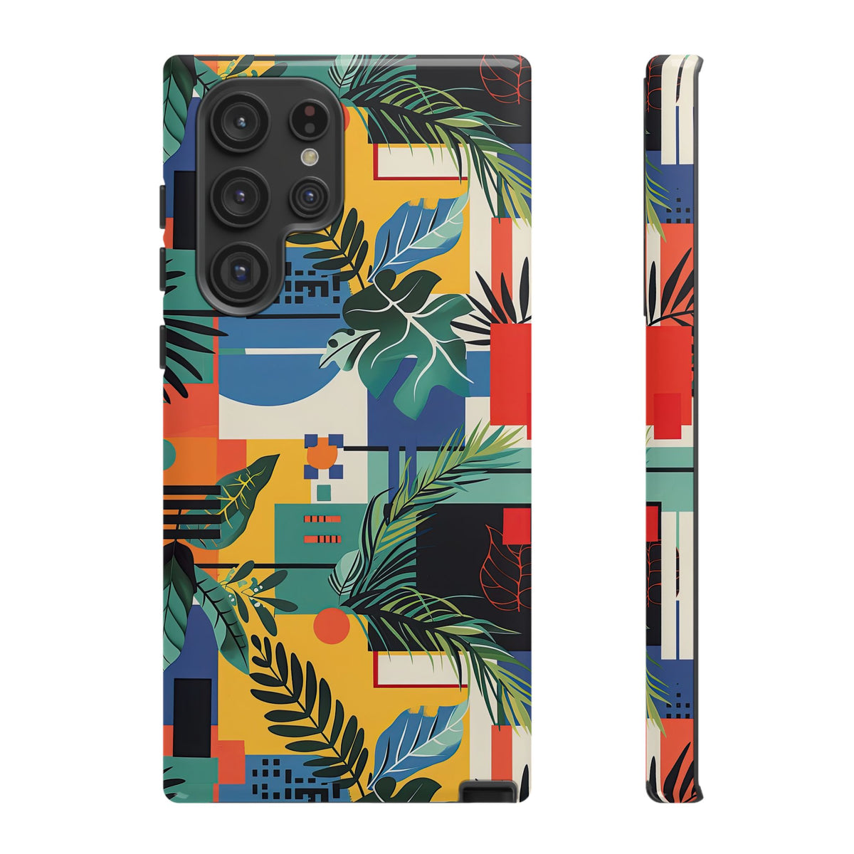 Jungle Collage Phone Case – Vibrant & Durable Nature-Inspired Protection