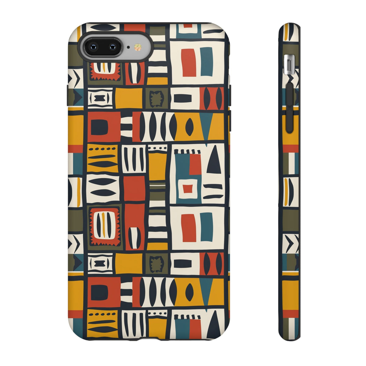 Stylish African Pattern Phone Case – Unique and Vibrant Protection 013