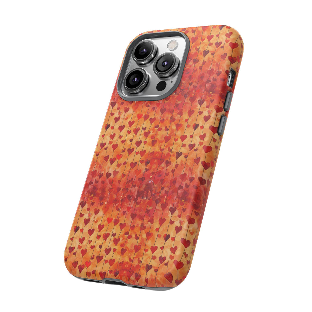 Heart Pattern Phone Case – Stylish & Loving Design for Your Device 827