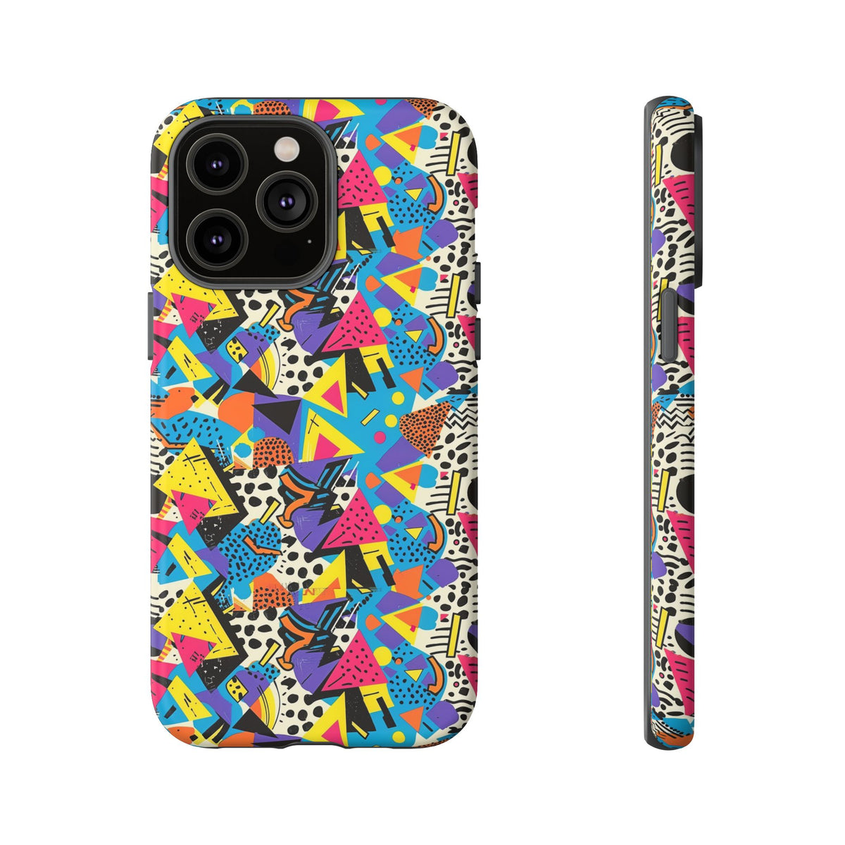 90s Themed Seamless Pattern Phone Case – Embrace Retro Style and Protection 231