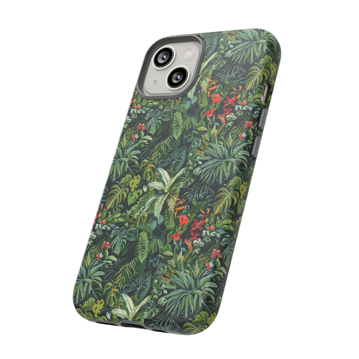 Jungle Pattern Phone Case – Exotic & Lush Design for Your Phone 323