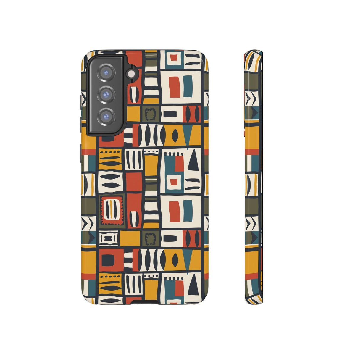 Stylish African Pattern Phone Case – Unique and Vibrant Protection 013