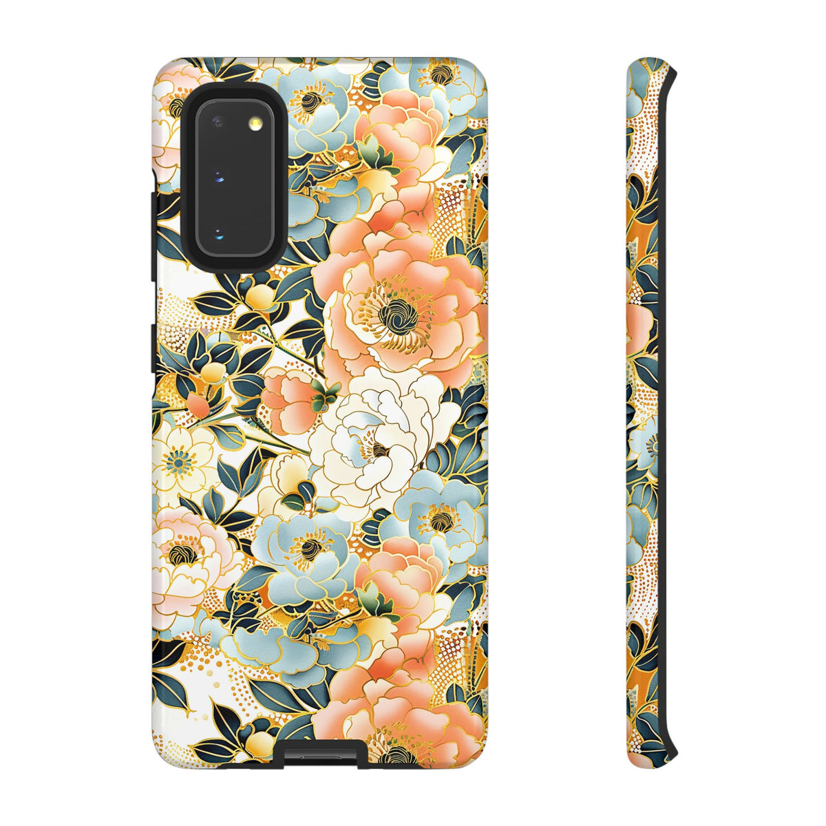 Japanese Blossom Asian Floral Design Phone Case – Elegant Floral Phone Cover 5