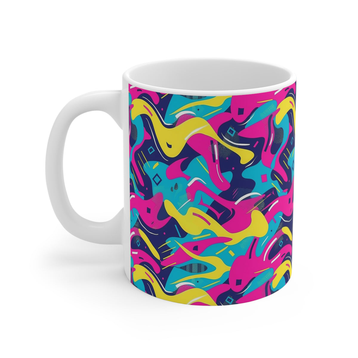 90s Retro Coffee Mug - Full Wrap Design 475